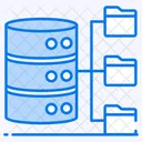 Database Architecture Sql Network Data Network Icon