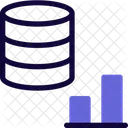 Database Bar Chart  Icon