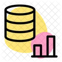 Database Bar Chart  Icon