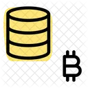 Database Bitcoin  Icon
