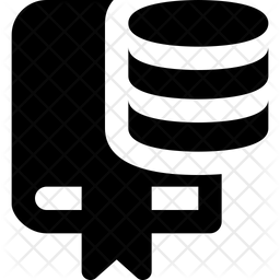 Database Book Icon - Download in Glyph Style