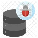 Database Bug Database Malware Icon