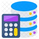 Database Calculation Database Calculator Db Calculation Icon