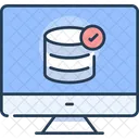 Database Check Data Storage Checked Icon
