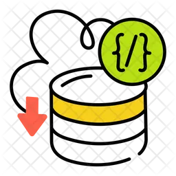 Database Coding  Icon