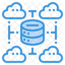 Data Center Server Network Icon