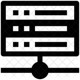 Database Connection Icon - Download in Glyph Style