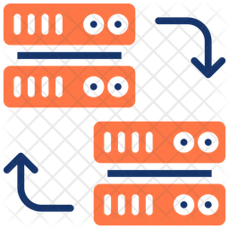 Database Control Icon - Download in Flat Style