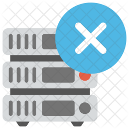 Database Deletion Icon - Download in Flat Style