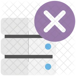 Database Deletion  Icon