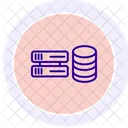 Database Development Color Circle Icon Icon