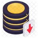 Database Download Dataserver Server Rack Icon