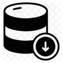 Database Download Data Export Download Records Icon