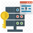 Database Encryption Encryption Key Database Security Icon