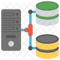Database Engine Icon - Download in Flat Style
