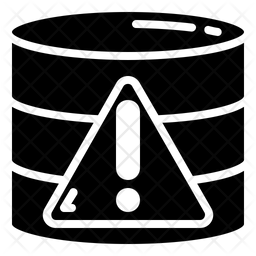 Database error Icon - Download in Glyph Style
