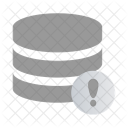 Database Error Icon - Download in Flat Style