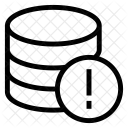 Error in server Icon - Download in Line Style