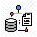 Database File Processing Digital File Icon