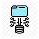 Database Cloud Computing Icon