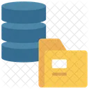 Database Folder Data Storage Icon