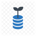 Growth Database Storage Icon