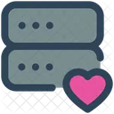 Database heart  Icon