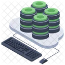 Database Hosting Datacenter Data Bank Icon