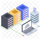 Database Hosting Database Server Server Hosting Icon