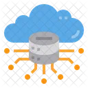 Data Center Server Cloud Icon
