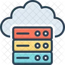 Database Hosting Web Hosting Cloud Hosting Icon