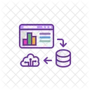 Database Cloud Web Icon