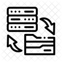 Database Migration Transfer Icon