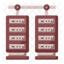 Sever Storage Telecommunication Icon