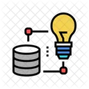 Database Idea Realization Realization Idea Icon