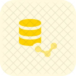 Database Line Chart  Icon