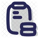 Database List Document Data Center Icon