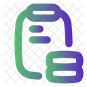 Database List Document Data Center Icon