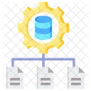 Database Management File Organization Icon