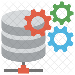 Database Management System Icon - Download in Flat Style