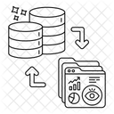 Database Migration Data Migration Workflow Automation Icon