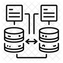 Database Migration Transfer Sharing Icon