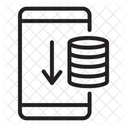 Database Error Icon - Download in Line Style