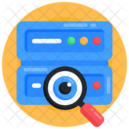 Database Monitoring Icon - Download in Flat Style