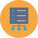 Database Network Central Connections Icon