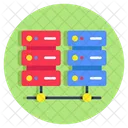 Database Network Server Network Datacenter Network Icon