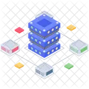 Database Network Database Connection Database Hosting Network Icon