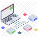 Database Network Database Connection Database Hosting Network Icon