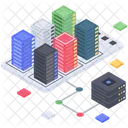Database Network Database Connection Database Hosting Network Icon