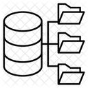 Database Network Database Transfer Database Connections Icône